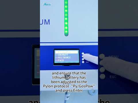 Lithiumm Battery and Inverter Communication Setting