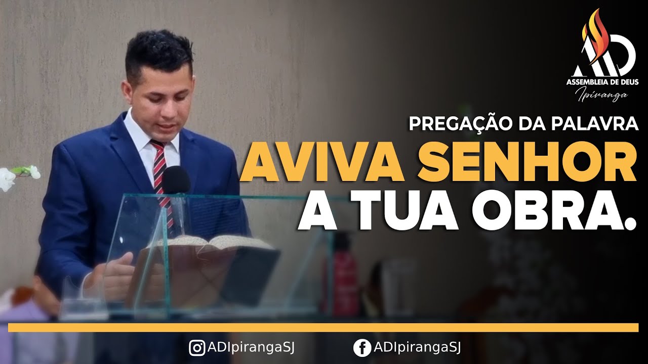 AVIVA SENHOR A TUA OBRA | HABACUQUE 3:2