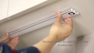 FORUM SLIM RECHARGEABLE UNDER CABINET LIGHT WITH PIR SENSOR 3W 4000K (564MM)