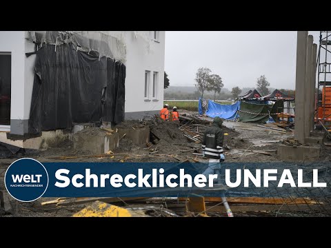 BETONDECKE STÜRZT EIN: Vier Tote bei Unfall auf Baustelle in Oberbayern