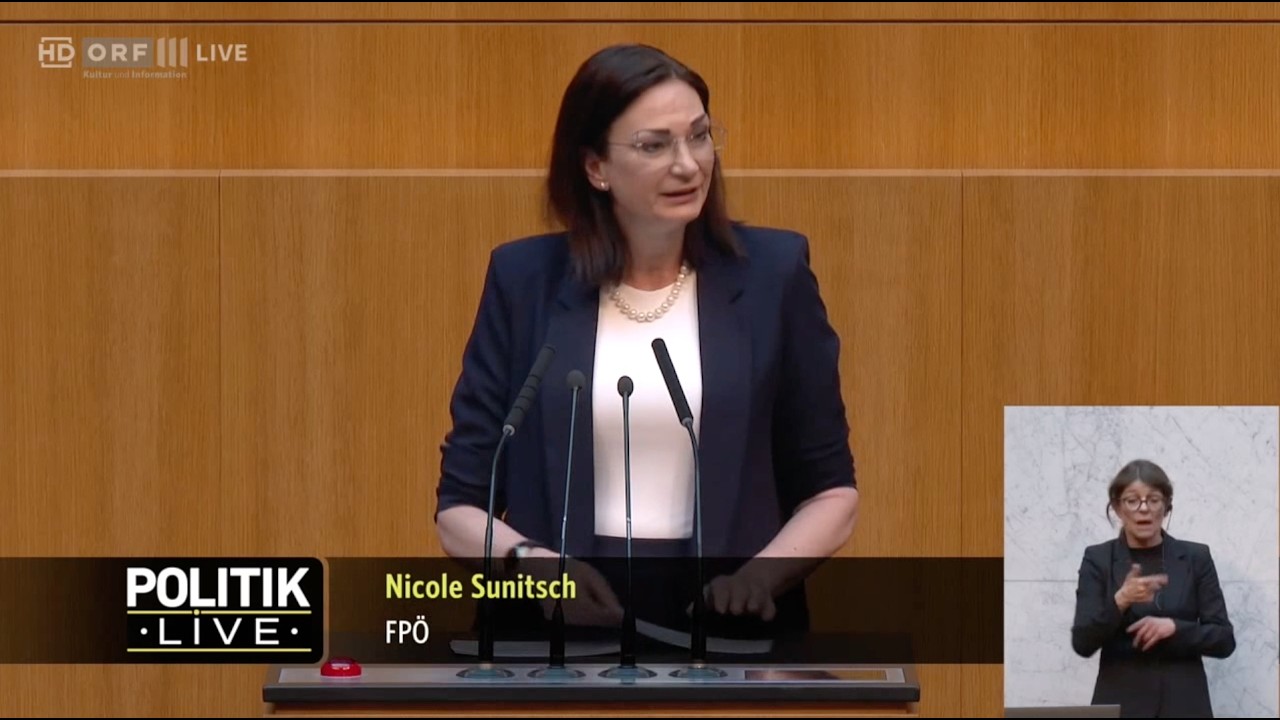 Nicole Sunitsch - Bericht über erteilte Weisungen (Justiz) - 21.5.2026