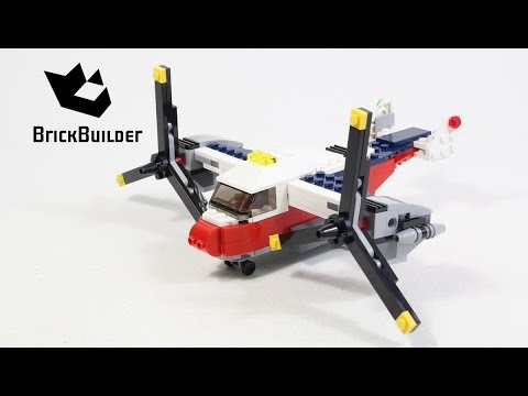 Vidéo LEGO Creator 31020 : L'avion à double hélices