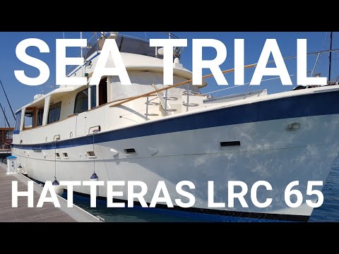 **SOLD**  HATTERAS Long Range Cruiser 65 Sea Trial 28 7 20 | www.nybantibes.com