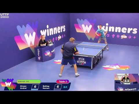WINners CUP table 2  26.09  Kireev Andrei - Boklag Roman   20:30