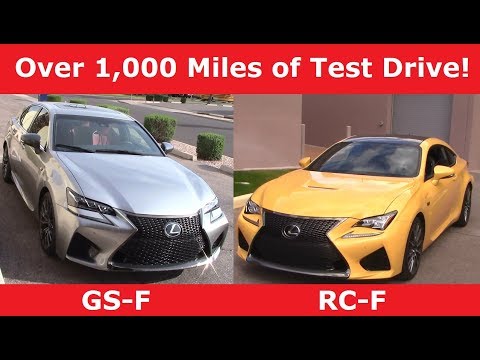 2019 Lexus GS-F V8 & 2019 Lexus RC-F V8: Performance & Fuel Economy Test