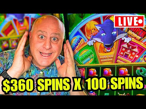 $360 SPINS! LARGEST BETS EVER ON HUFF N EVEN MORE PUFF!!!