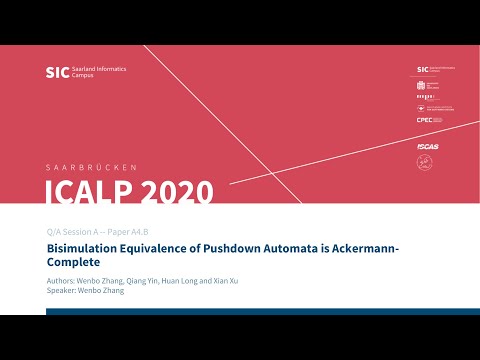 A4.B — Bisimulation Equivalence of Pushdown Automata is Ackermann-Complete