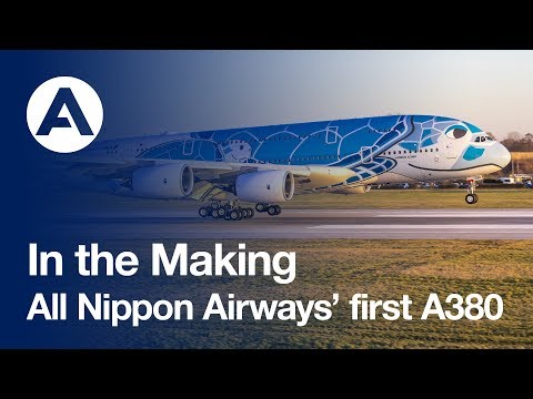 In the making: All Nippon Airways’ first A380
