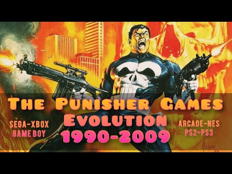The Punisher Games Evolution 1990-2009|DOS|ARCADE|NES|SEGA|PS2|PS3|XBOX|GB|HDQ|60FPS