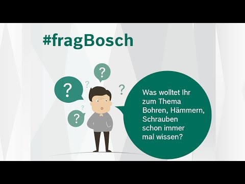 Bohrhammer oder Schlagbohrmaschine. Tutorial. #fragBosch