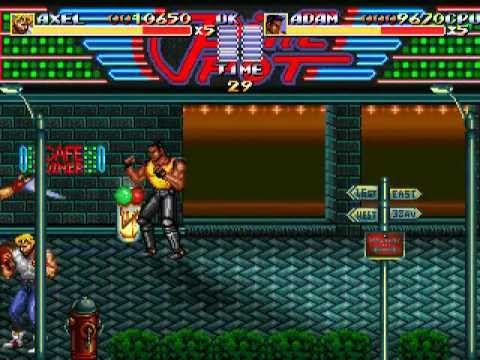 Streets of Rage Remake 5.0 - Stage 1 (Fighting in The Street)