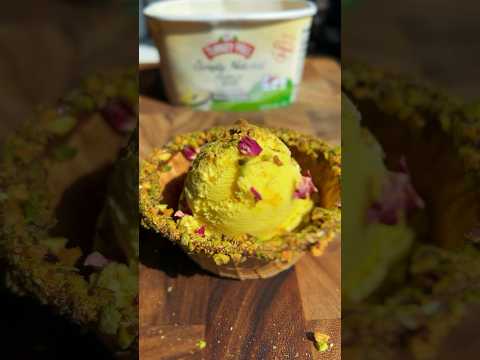 Persian Saffron Ice Cream 🍨