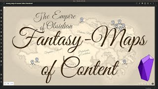 Download the video "Obsidian Fantasy-Maps of Content with the Map View & Leaflet plugins + Azgaar's Map Generator & QGIS"