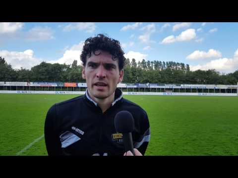 Joost Leonard na afloop van Rijnsburgse Boys - Jong FC Groningen