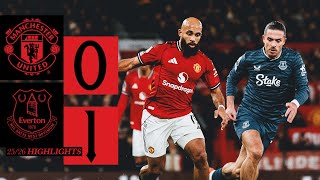 Highlights Manchester United Vs Everton (0-2) Premier League 25/26, Setan Merah Balik Setelan Pabrik