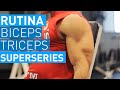 Rutina de biceps y triceps para volumen