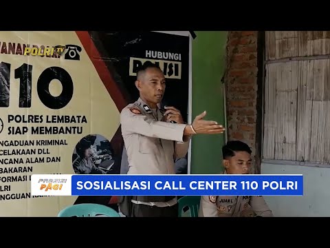 AIPTU BOY KUBELA SOSIALISASIKAN CALL CENTER 110 LEWAT LAGU RAP