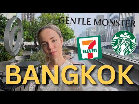 Bangkok VLOG : BTS Skytrain, Shopping, Aesthetic Starbucks etc.