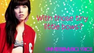 Tiny Little Bows- Carly Rae Jepsen (Lyrics Video) HD