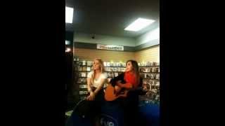 Megan and Liz Singing "Princess Charming" Live