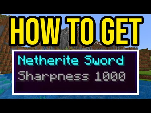 How To Get Sharpness 1000 in Minecraft PS4/Xbox/PE/Bedrock