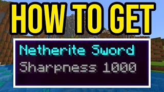 How To Get Sharpness 1000 in Minecraft PS4/Xbox/PE/Bedrock