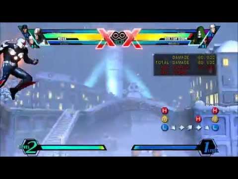 UMVC3 Nova to Arthur Hard Tag Combo