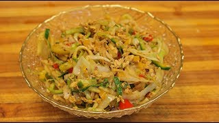 Asian Style Zoodles - zucchini noodles - zucchini pasta - keto recipes - healthy recipes