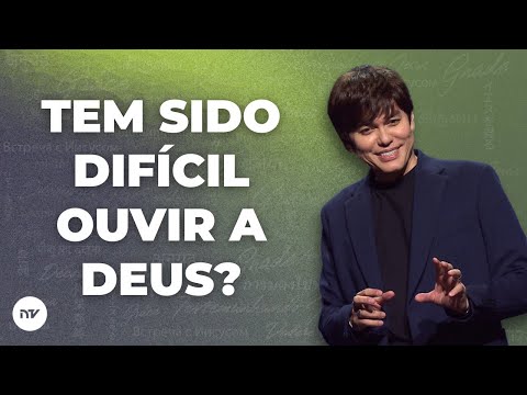 Como Ouvir A Voz De Deus | Joseph Prince | New Creation TV Português