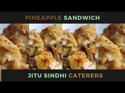 Easy Pineapple Sandwich Unique Recipe | Experimental Pineapple Sandwich Made Super Yummy