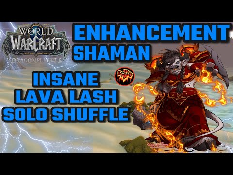 Lava lash SOLO SHUFFLES are INCREDIBLE - Enhancement Shaman - Dragonflights 10.0.5