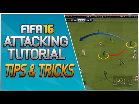 FIFA 16 ATTACKING TUTORIAL / How to Build Attacks & Score Easy Goals /  The 1-2 Pass Tutorial