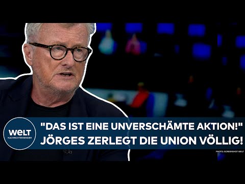 Video Thumbnail: DEUTSCHLAND: Richter-Debakel! "Das ist eine unverschämte Aktion!" Jörges zerlegt die Union völlig