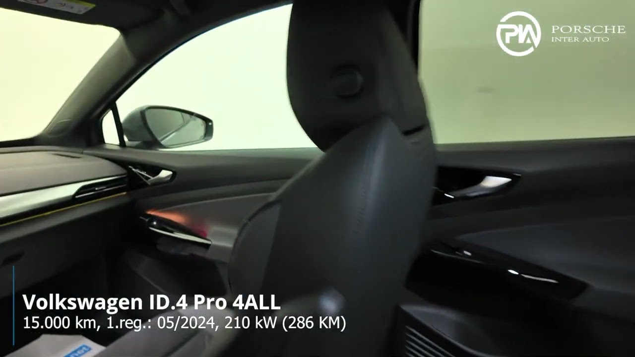 Volkswagen ID.4 Pro 4ALL  motor 210 kW baterija 77 kWh