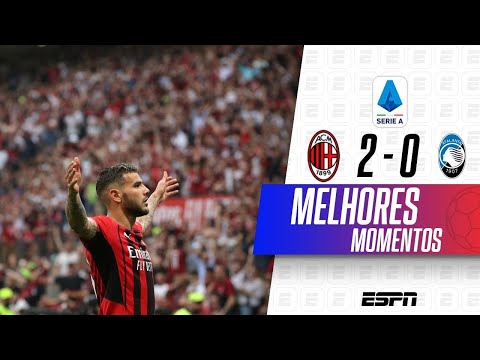 ASSISTÊNCIA ESPETACULAR DE BRASILEIRO E GOLAÇO! Milan vence a Atalanta e fica próximo do título