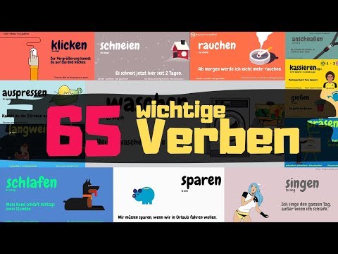 Deutsch für Dich #4: 65 wichtige Verben mit Beispielen *im Alltag