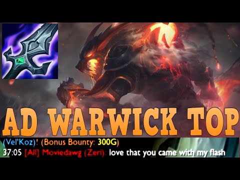 AD Warwick Top Confuses Bronze Players | LoL Off Meta Builds
