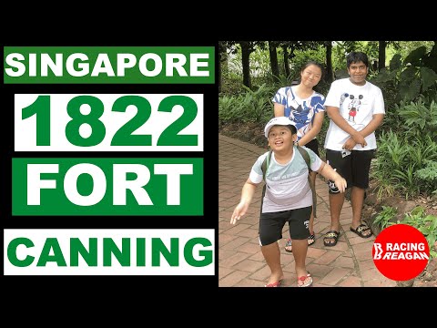 Singapura em 1822 - O primeiro Jardim Botânico de Singapura, Fort Canning