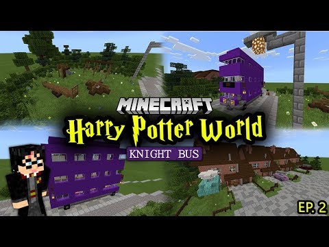 TheBakeey - Building a Harry Potter Minecraft World -  Ep. 2 (Knight Bus)