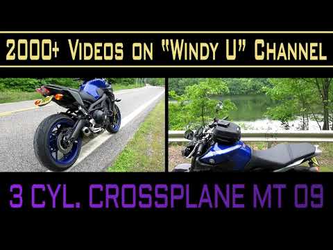 3 CYLINDER CROSSPLANE MT 09 YAMAHA 2020 BACK ROADS RIDE