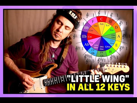 "Little Wing" (Jimi Hendrix) in all 12 keys