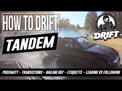 HOW TO DRIFT - TANDEM LIKE A PRO