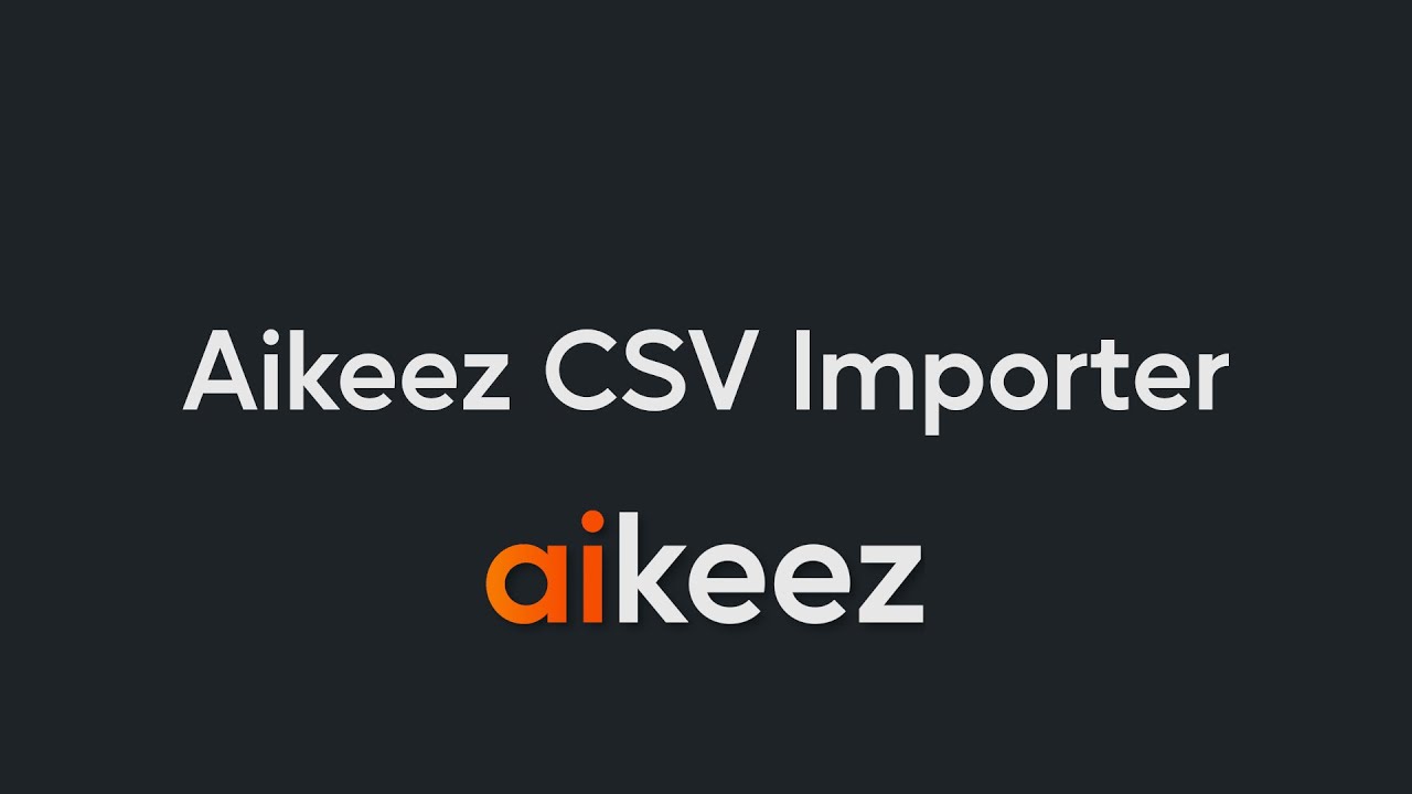 Aikeez tutorial