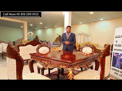 Wooden Heavy Carved Dining Chair, For Home, Set Size: Single