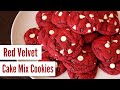 Red Velvet Cake Mix Cookies Easy 5 Ingredients