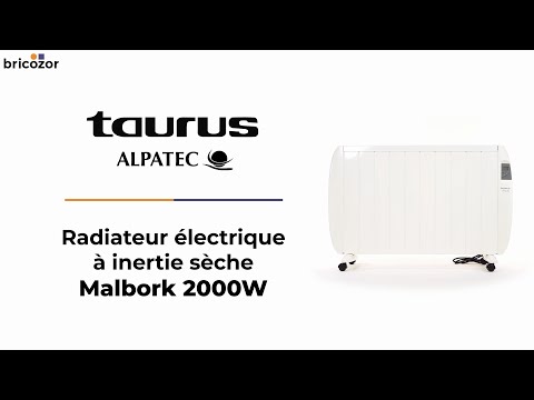 Radiateur électrique à inertie sèche Malbork ALPATEC
