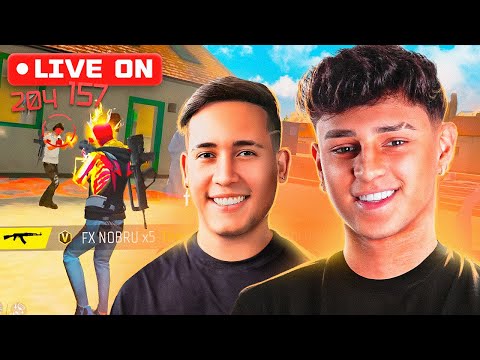 LIVE ON 🔴 DUO x SQUAD RANKED - ft. LEVELUP 💜 FREE FIRE AO VIVO 💜