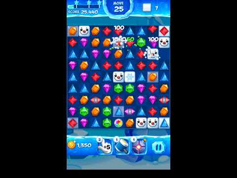 Jewel Pop Mania:Match 3 Puzzle Level 68 ( Jewel Ice Episode ) - Walkthrough ( No Booster )