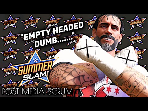 Summerslam Post Show Media Scrum - WWE 2K22 Universe Mode