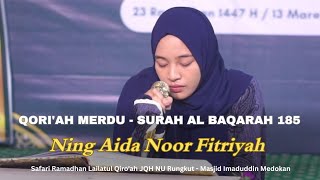 Download lagu Melodious Recitation - Ning Aida Noor Fitriyah - Lailatul Qira'ah JQH NU Rungkut Imaduddin Mosque mp3